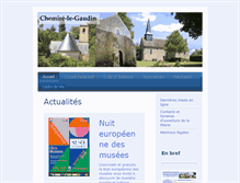 Tablet Screenshot of chemire-le-gaudin.com